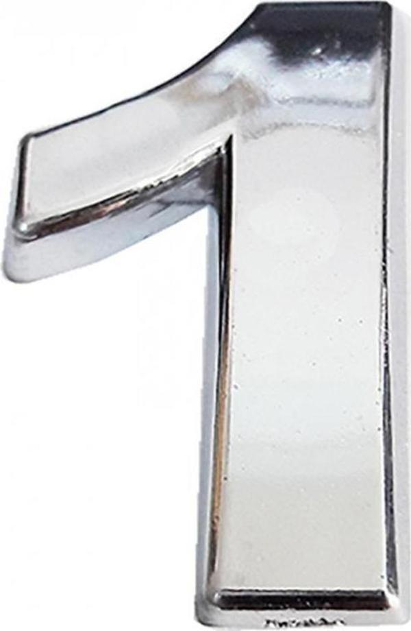 Cemax Krom Yapışkanlı 1 Rakamı 5 cm - Image 1