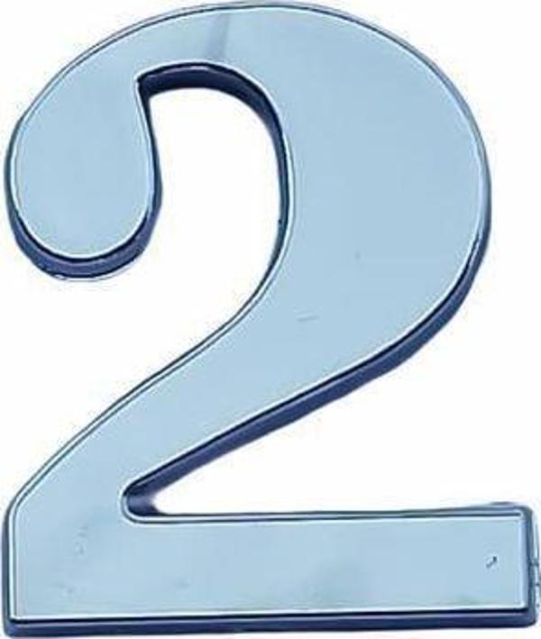 Cemax Villa Boy 2 Rakamı 8,5 cm Yapışkanlı - Image 1