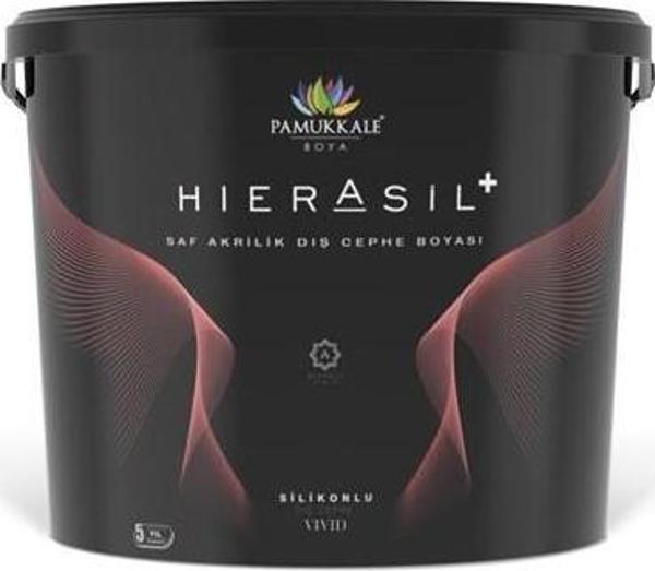 Pamukkale Hierasil %100 Saf Akrilik Silikonlu Dış Cephe Boyası 2.5 Lt Defne Yaprağı - Image 1
