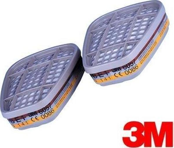 3M 6057 ABE1 Organik İnorganik Asit Gaz Filtresi - Image 1