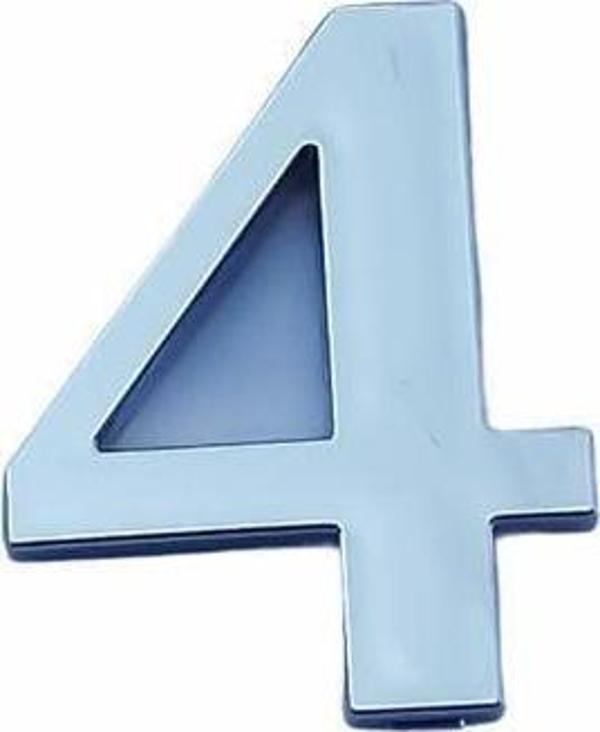Cemax Villa Boy 4 Rakamı 8,5 cm Yapışkanlı - Image 1