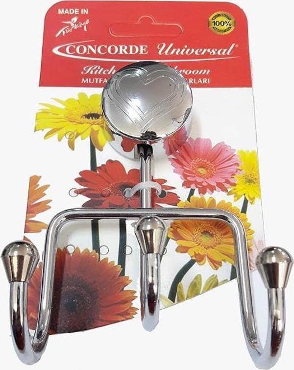 Concorde 3 Lü Krom Askılık - Image 1