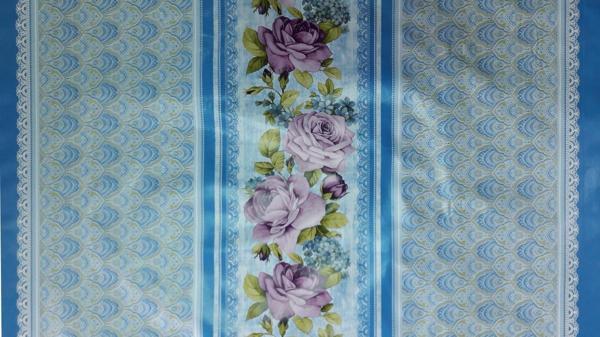 Florista Lisa Mavi Masa Örtüsü 1 Metre - Image 1