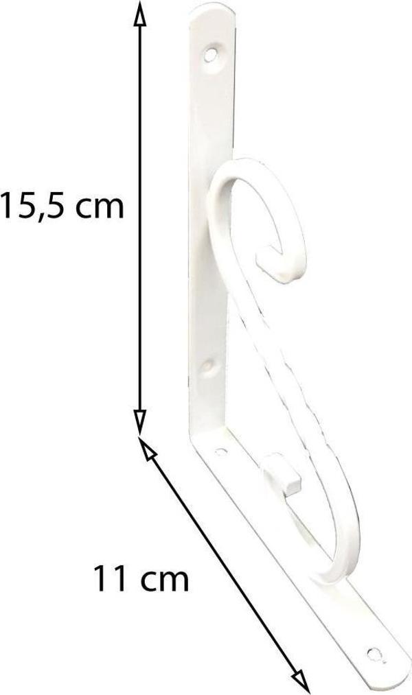 Ferforje Raf Altı No:1 Beyaz - Image 1