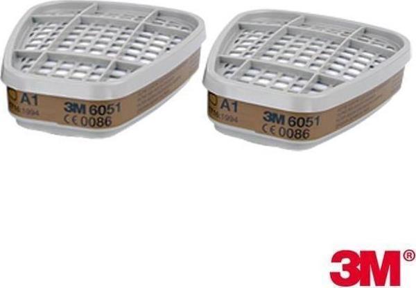 3M 6051 A1 Organik Gaz Buhar Filtresi - Image 1