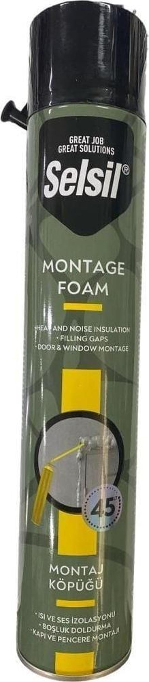 Selsil Tam Dolum Poliüratan Montaj Köpüğü 845 gr - Image 1