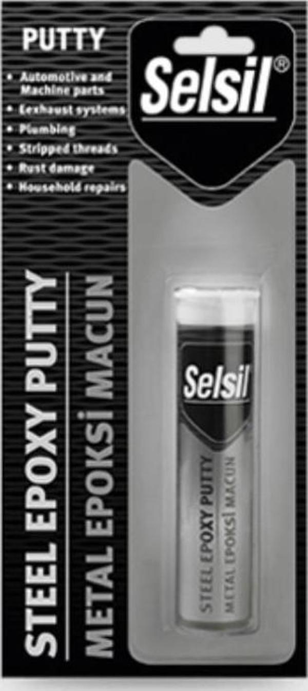 Selsil Metal Putty Epoksi Macun Yapıştırıcı 57 gr - Image 1