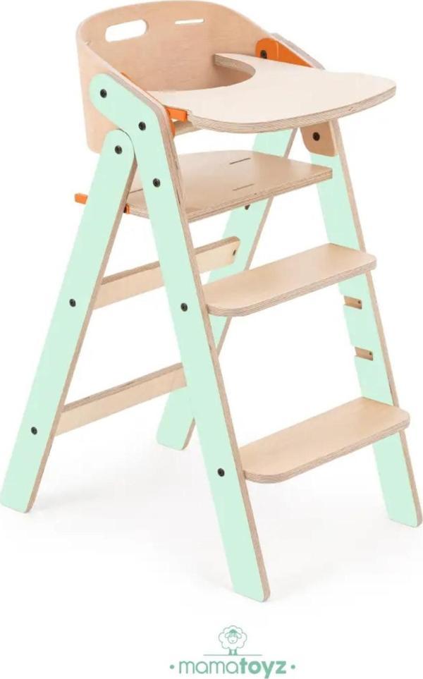 Mamatoyz 10MYCHAIR Allınone Mınt - Foldable Hıghchaır Katlanabilir Mama Sandalyesi - Yeşil - Image 1