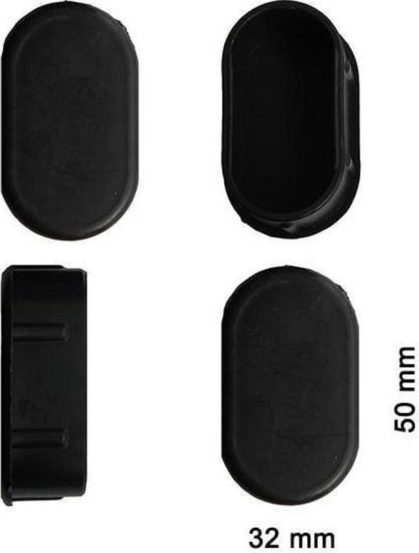 Oval Profil İç Tapa 32x50 mm 4 Adet - Image 1