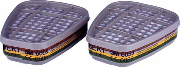 3M 6059 ABEK1 Org. Asit ve Amonyak Buhar Filtresi - Image 1