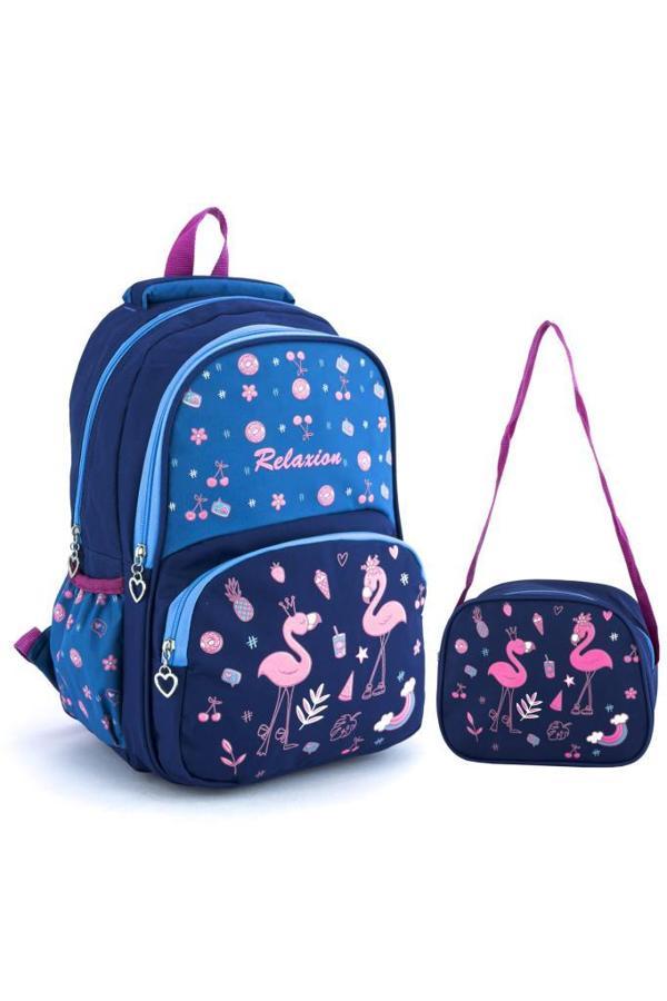 Relaxion İlkokul Çantası Beslenmeli Flamingo 1340 - Image 1