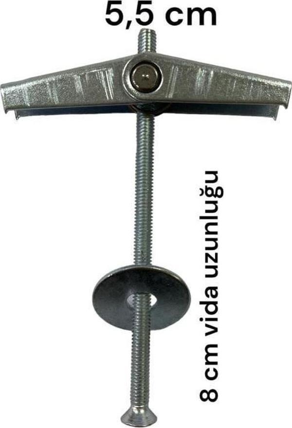 Alçıpan Askı Dübel Yaylı 12X80 5 Adet - Image 1