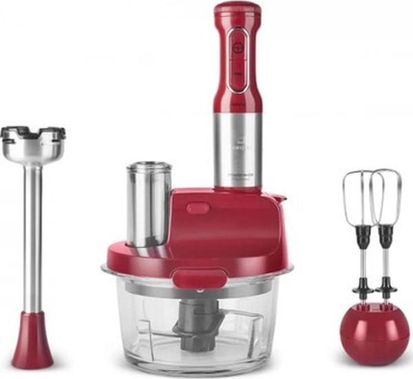 Karaca Inox Gövde Premium 2000W Turbo 1,5 Lt Cam Hazneli, 4 Kanatlı Çelik Bıçak Mutfak Robotu & Blender - Image 1