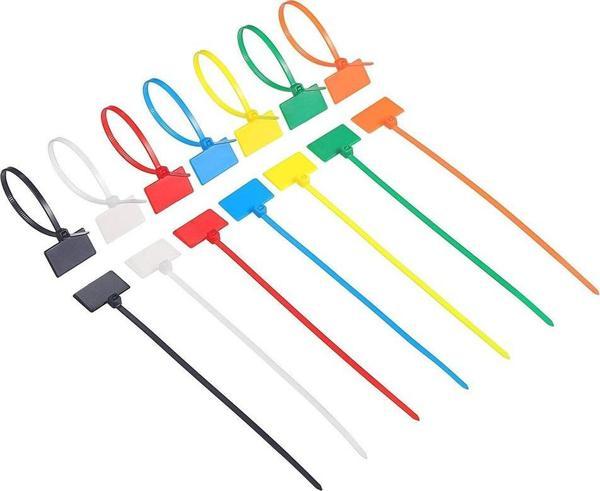 RENKLİ HAT KABLO BAĞI 700 ADET (7 RENK X100)  GO506089MT-22146 - Image 1