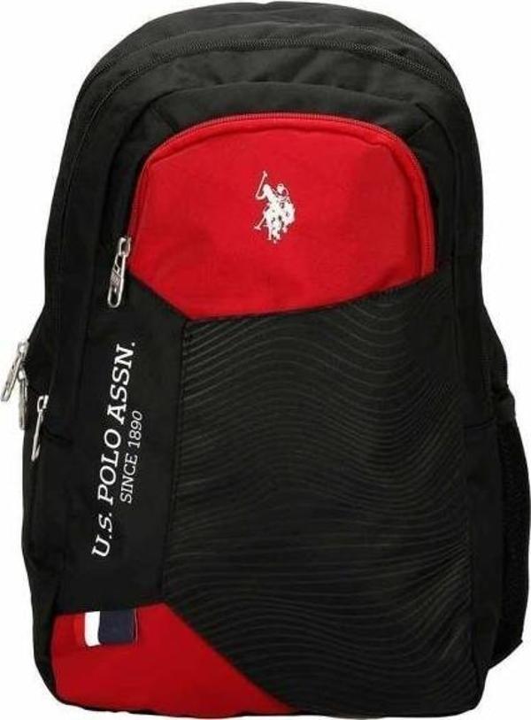 U.S. Polo Assn. Sırt Çantası Siyah Bordo 22127 - Image 1