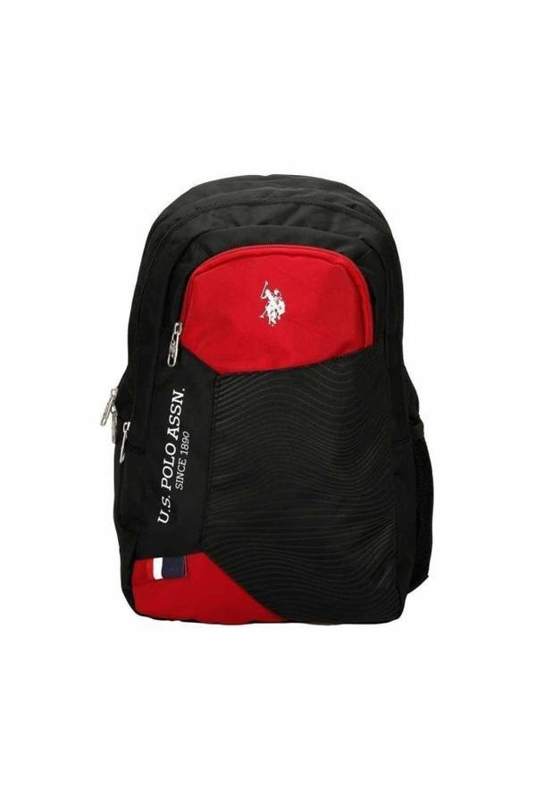U.S. Polo Assn. Sırt Çantası Siyah Bordo 22127 - Image 1