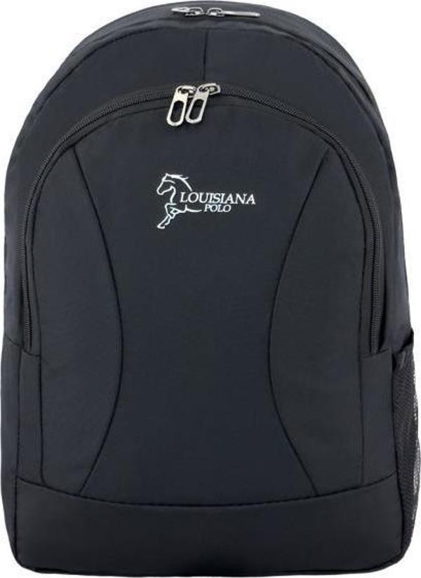 Louisiana Polo Okul Sırt Çantası Siyah 2455 - Image 1