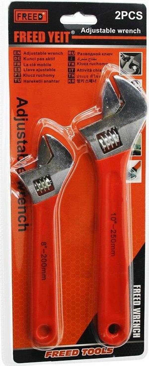 2PCS SET   8 İNÇ-200MM - 10 İNÇ-250MM  KURBAĞACIK ANAHTAR SETİ  GO5060Gok132886 - Image 1