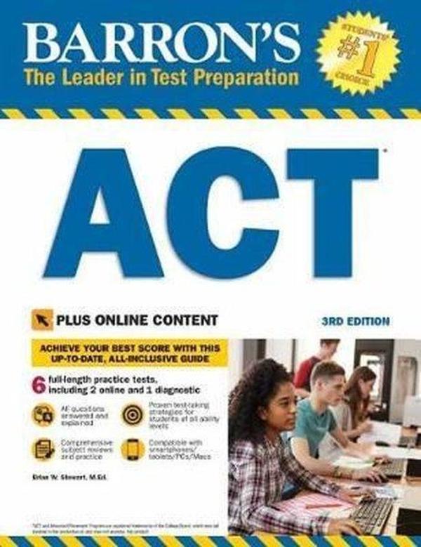 Barron's ACT with Online Tests (Barron's Test Prep) - Barrons - Image 1