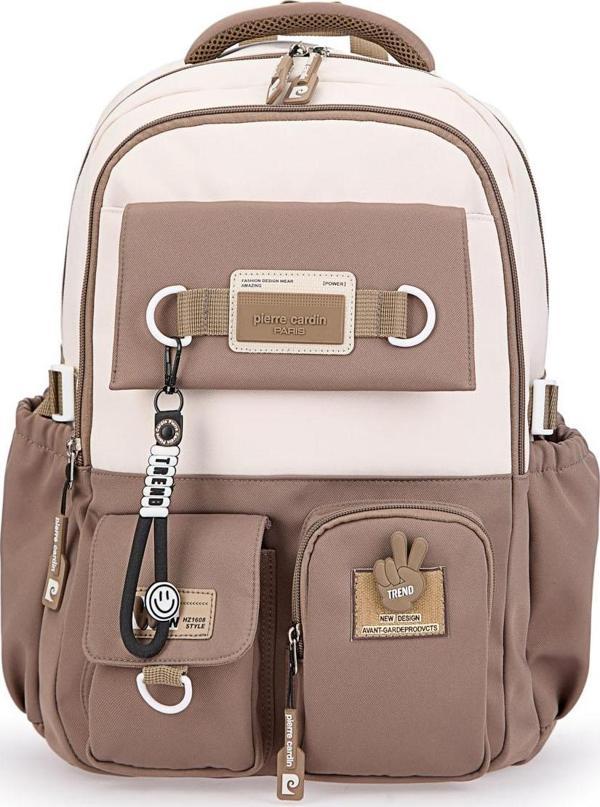 Pierre Cardin Okul Sırt Çantası Kahve 07Pc18828-Kh - Image 1
