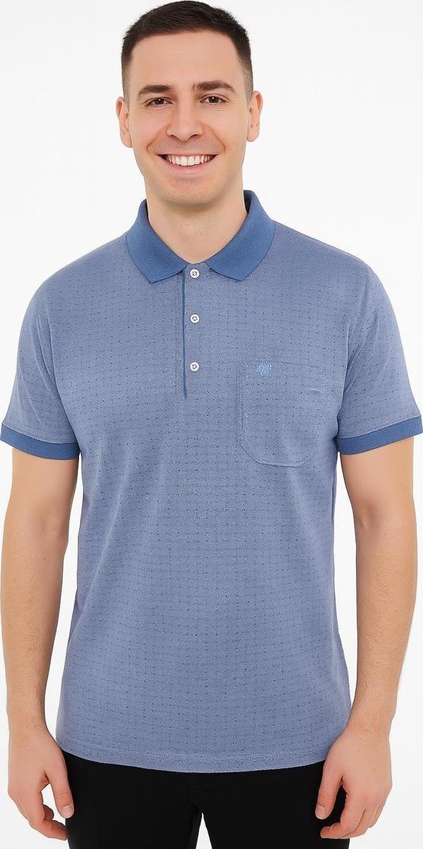 Simenti Yakalı Klasik Fit Kısa Kol Erkek Tişört 7368 - Image 1