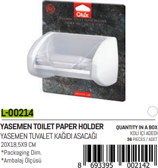 YASEMEN KAPAKLI WC KAĞITLIK  GO50609303650 - Image 1