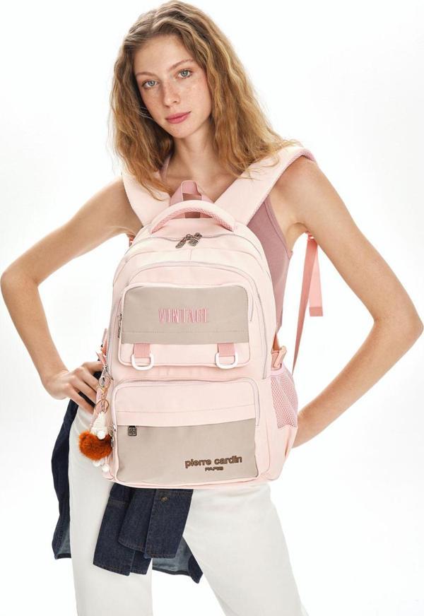 Pierre Cardin Okul Sırt Çantası Pembe 07Pc1701-P - Image 1