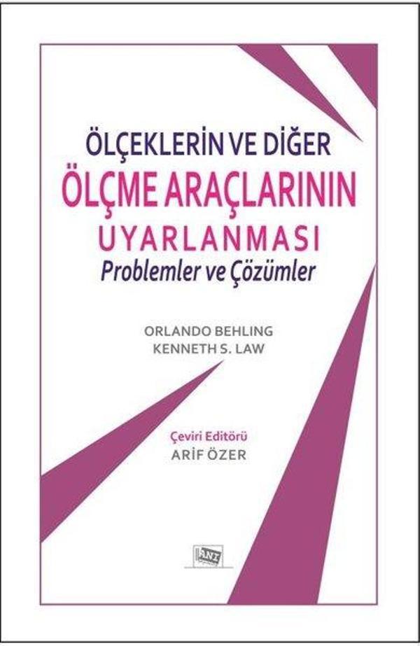 Ölçeklerin ve Diğer Ölçme Araçlarının Uyarlanması - Anı Yayıncılık - Image 1