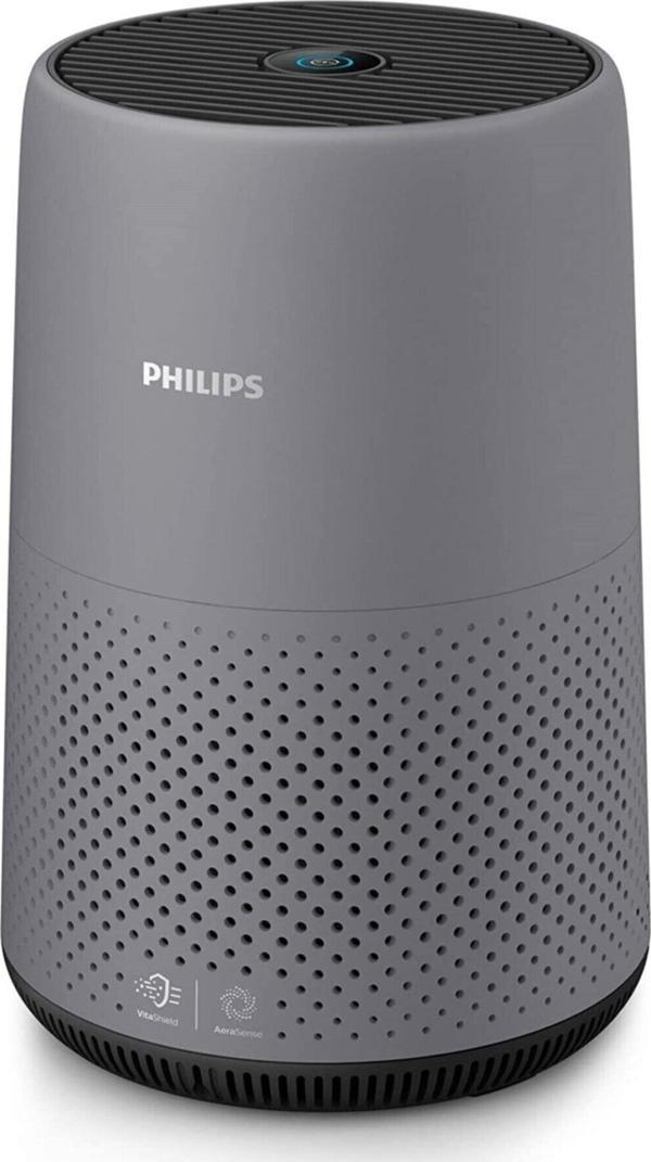 Philips 800 Serisi Hava Temizleyici - 49 M²'ye Kadar Mikropları, Tozu, Alerjenleri Ortadan Kaldırır, 3 Hız, Uyku Modu, Hepa Filtresi ve Aktif Karbon (AC0830/10) - Image 1