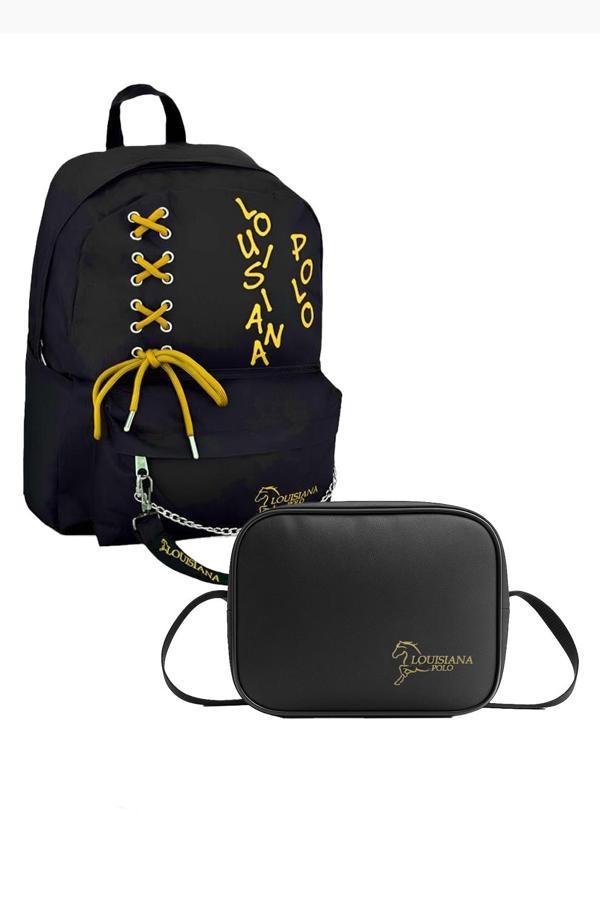 Louisiana Polo Okul Seti – Sırt Çantası + Termal Beslenme Sarı 1147 - Image 1