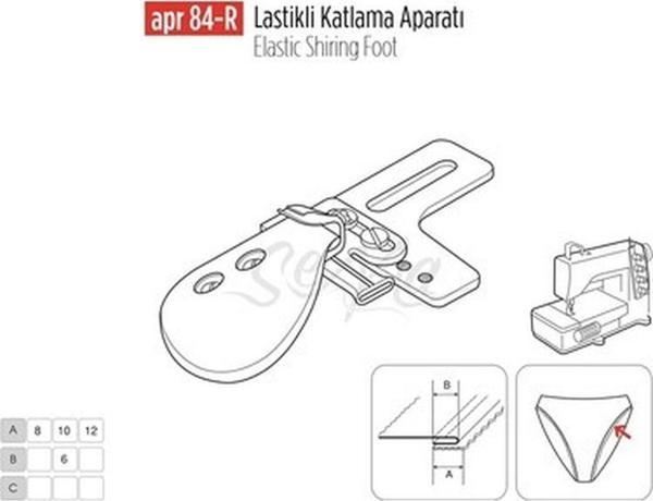 Apr Apere Lastik Katlama Aparatı 10MM / Apr 84-R - Image 1