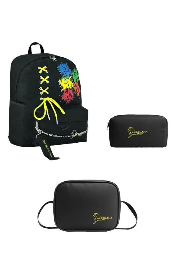 Louisiana Polo Okul Seti – Çanta + Termal Beslenme + Kalemlik  1141 Multicolor 1141 - Image 1