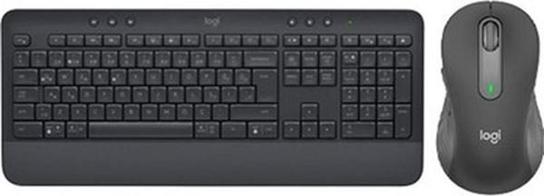 Logitech Signature K650 + M650 L Büyük Boy Siyah Kablosuz Klavye-Mouse Seti - Image 1