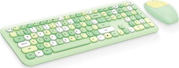 Mofii 666  2.4g Karışık Renk Kablosuz Klavye Fare Set - Image 1