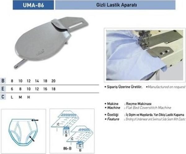 Uma Gizli Lastik Temiz Katlama Aparatı 10X12 / Uma-86 - Image 1