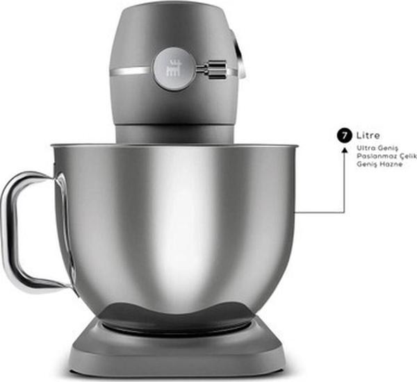 Karaca Multichef Dokunmatik Ekran 1800W  7 Litre 10 Hız Kademeli Premium Döküm Mikser - Image 1