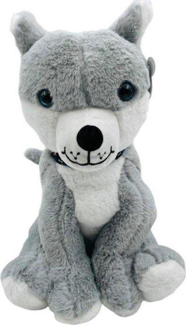 Peluş Sibirya Kurdu 50 Cm - Mavi Su Dünyası - Image 1