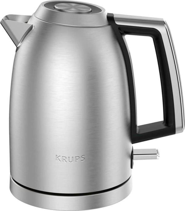 Krups Excellence 1,7 L Paslanmaz Çelik Elektrikli Su Isıtıcısı Akülü 360° Taban Gizli Direnç Kireç Önleyici Filtre BW552D10 - Image 1