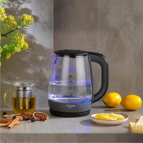 Schafer Klar Elektrikli Su Isıtıcı (Kettle)-Gri - Image 1