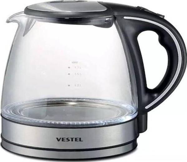 Vestel V-Brunch 2000 Glass Su Isıtıcı Inox - Image 1