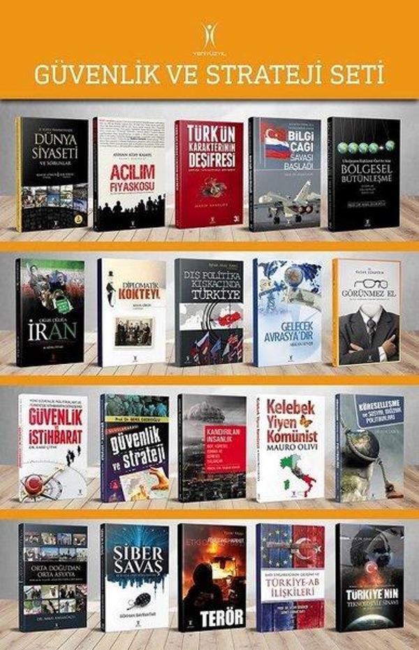 Güvenlik ve Strateji Set-20 Kitap Takım - Yeniyüzyıl - Image 1