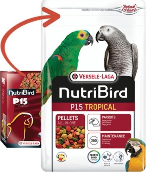 Versele Laga Nutribird P15 Tropical 1KG   - Image 1