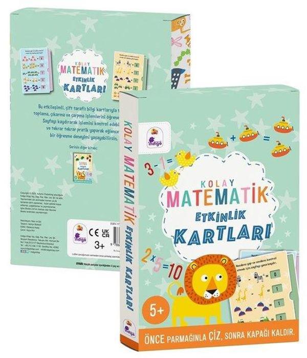 Kolay Matematik Etkinlik Kartları - İndigo Kitap Yayınevi - Image 1