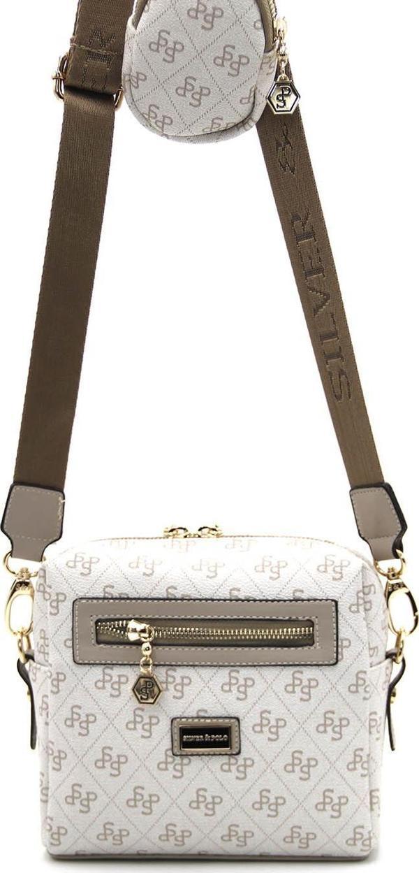 Silver & Polo Kadın Çapraz Çanta 1038-43141 SİLVER POLO ÇAPRAZ BAYAN ÇANTASI M178 BEJ-MAT KUM - Image 1