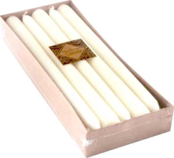 Şamdanlık  Mumu  2X 25 CM (10 Adet)  Soft Beyaz - Image 1