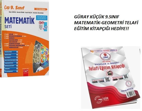 ÇAP 9 MATEMATİK ANADOLU FASİKÜL SET 2025 GÜNCEL MÜFREDAT(TELAFİ EĞİTİM KİTAPÇIĞI HEDİYELİ) - Image 1