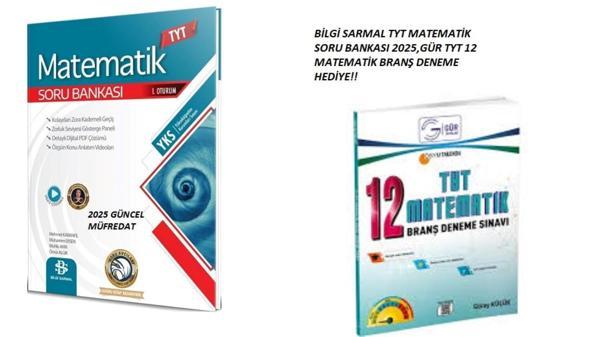 BİLGİ SARMAL TYT MATEMATİK SORU BANKASI 2025(GÜR TYT 12 MATEMATİK BRANŞ DENEME HEDİYELİ)!! - Bilgi Sarmal Yayınları - Image 1