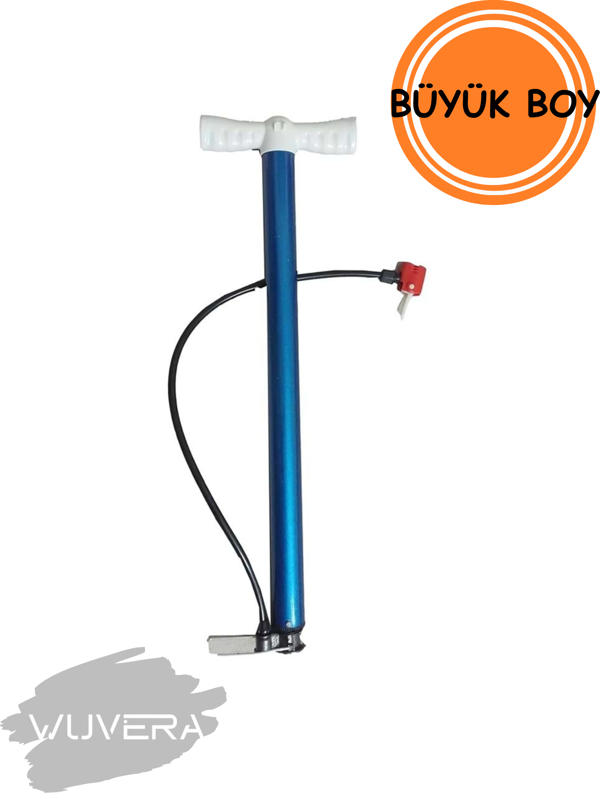 Wuvera Büyük Boy Bisiklet Pompası – Kolay Kullanım, Güçlü Performans - Image 1