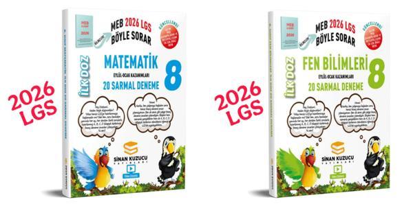 2026 LGS matematik ilk doz deneme ve fen bilimleri ilk doz deneme sinan kuzucu - Sinan Kuzucu Yayınları - Image 1