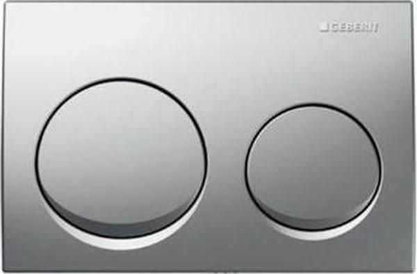 Geberit Alpha20 Kumanda Paneli, Mat Krom, Çift Basmalı - 115.040.46.5 - Image 1